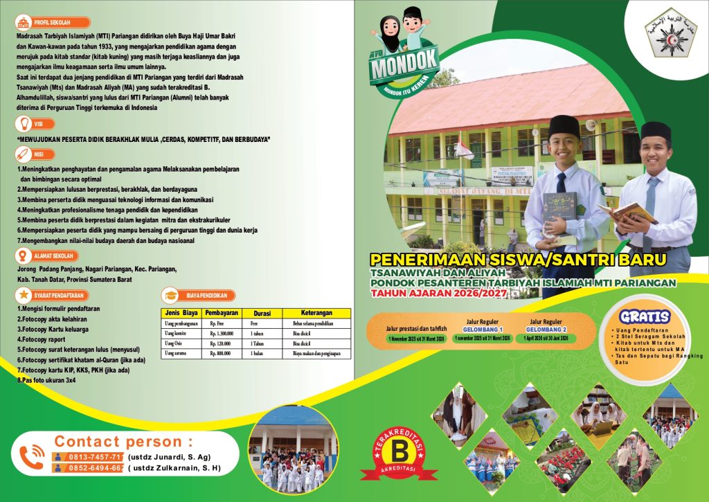 PPDB Tahun Pelajaran 2026/2027 Hal. 1
